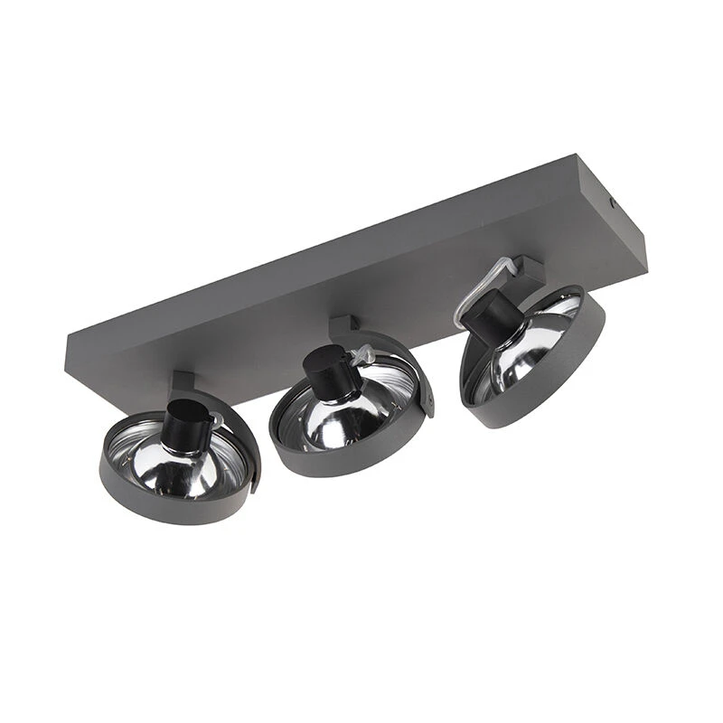 Billig ❤️ QAZQA Industrial spot grau verstellbar 3-flammig - Go 🎁 5 Billig ❤️ QAZQA Industrial spot grau verstellbar 3-flammig - Go 🎁 – Bild 5