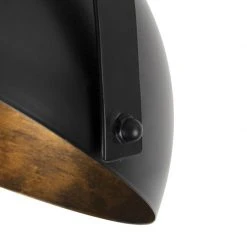 Bestes Angebot 🌟 QAZQA Industriedeckenleuchte schwarz mit Goldkipp - Magna 😉 -Deckenleuchten Verkaufs-Shop 5750 97586 5