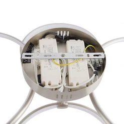 Top 10 😍 QAZQA Deckenleuchte Stahl inkl. LED 3-Stufen dimmbar 4-flammig - Joaniqa 🥰 -Deckenleuchten Verkaufs-Shop 5757 103418 9