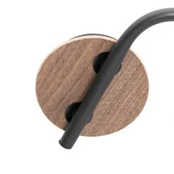 Neu 🎉 QAZQA Plafondlamp zwart 44,5 cm met smoke glas en hout 3-lichts - Vidro 😀 -Deckenleuchten Verkaufs-Shop 5783 105597 4