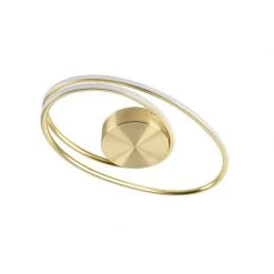 Blitzangebot 😀 QAZQA Design Deckenleuchte Gold inkl. LED 3-Stufen dimmbar - Rowan 🤩 -Deckenleuchten Verkaufs-Shop 5811 99069 16