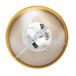 Besorgen 🛒 QAZQA Deckenleuchte ocker 30 cm mit goldener Innenseite - Drum 💯 19 Besorgen 🛒 QAZQA Deckenleuchte ocker 30 cm mit goldener Innenseite - Drum 💯 -Deckenleuchten Verkaufs-Shop 5817 105478 8