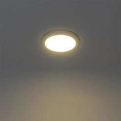 Großhandel 🧨 QAZQA Deckenleuchte weiß 22,5 cm inkl. LED 3-stufig dimmbar IP44 - Steve ⭐ -Deckenleuchten Verkaufs-Shop 5819 102735 12