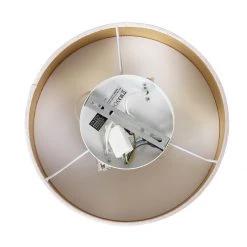 Auslauf 😍 QAZQA Deckenleuchte rosa 30 cm mit goldener Innenseite - Drum 🔥 -Deckenleuchten Verkaufs-Shop 5831 105480 8