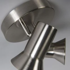 Auslauf ❤️ QAZQA Deckenstrahler Stahl drehbar und neigbar rund - Karin 2 💯 -Deckenleuchten Verkaufs-Shop 5831 92938 9