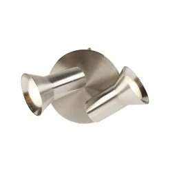 Auslauf ❤️ QAZQA Deckenstrahler Stahl drehbar und neigbar rund - Karin 2 💯 -Deckenleuchten Verkaufs-Shop 5846 92938 5