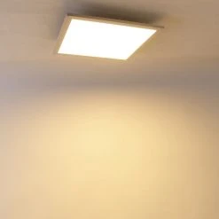 Besorgen 🔔 QAZQA Deckenleuchte weiß 40 cm inkl. LED 4-stufig dimmbar - Liv 🛒 -Deckenleuchten Verkaufs-Shop 5861 103473 8