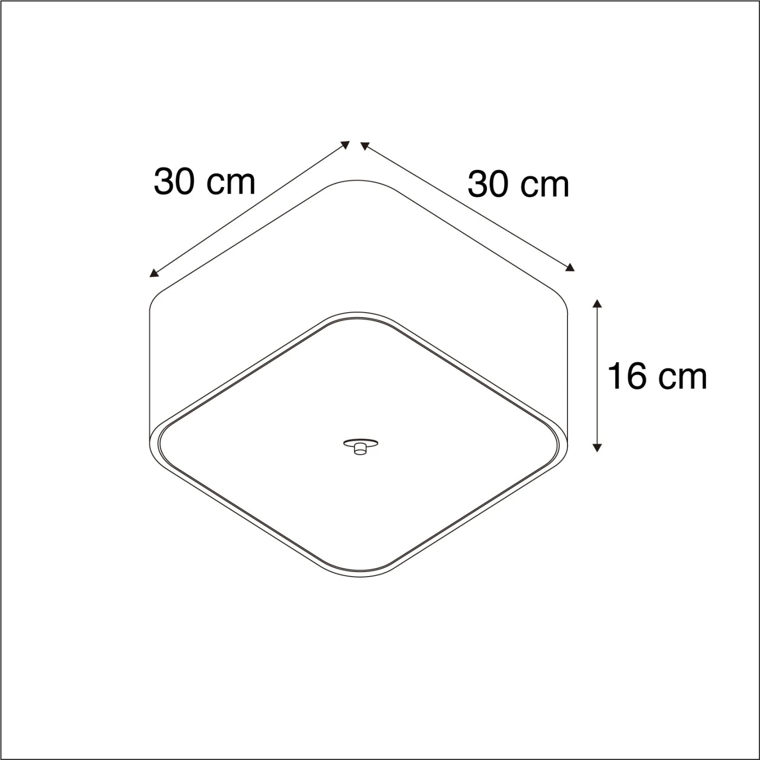 Rabatt 👏 QAZQA Deckenleuchte quadratisch schwarz 30 cm - Drum deluxe Jute ✔️ 4 Rabatt 👏 QAZQA Deckenleuchte quadratisch schwarz 30 cm - Drum deluxe Jute ✔️ – Bild 4