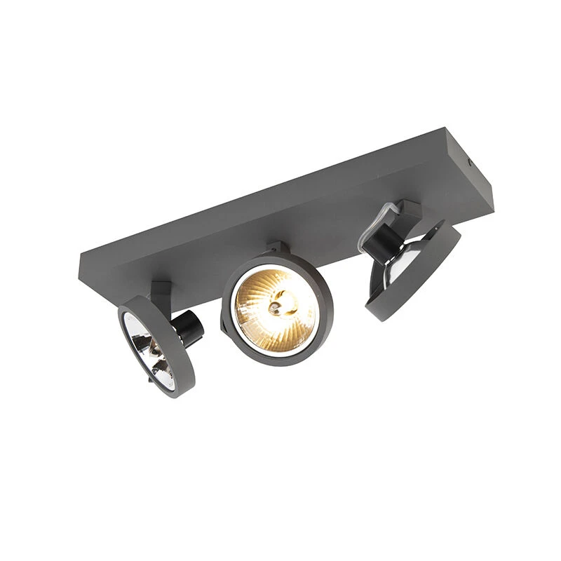 Billig ❤️ QAZQA Industrial spot grau verstellbar 3-flammig - Go 🎁 1 Billig ❤️ QAZQA Industrial spot grau verstellbar 3-flammig - Go 🎁