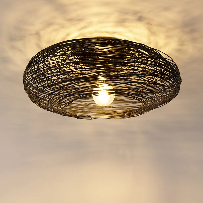 Aktion ⌛ QAZQA Design-Deckenleuchte schwarz oval - Sarella ✨ 10 Aktion ⌛ QAZQA Design-Deckenleuchte schwarz oval - Sarella ✨ – Bild 10