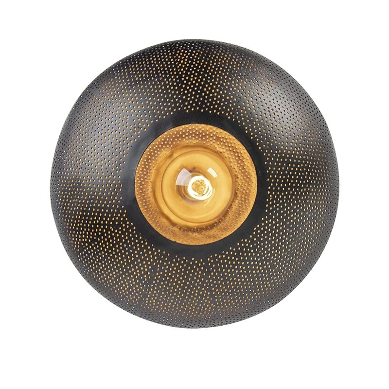 Neu 🤩 QAZQA Orientalische Deckenlampe schwarz mit Gold 40 cm - Radiance ✨ 8 Neu 🤩 QAZQA Orientalische Deckenlampe schwarz mit Gold 40 cm - Radiance ✨ – Bild 8