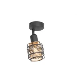 Am billigsten ✨ QAZQA Design-Deckenleuchte Schwarz mit Gold - Noud ✔️ -Deckenleuchten Verkaufs-Shop 5932 105045 9