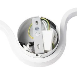 Billig 🔥 QAZQA Moderne Wandleuchte weiß inkl. LED - Plomp 🛒 -Deckenleuchten Verkaufs-Shop 5938 98406 10