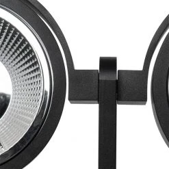 Neu 😉 QAZQA Professional Modernes Spot Black 2-Licht - Master 111 🧨 -Deckenleuchten Verkaufs-Shop 5957 102889 2