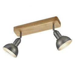 Schlussverkauf 💯 Trio Leuchten Industrieller Spotstahl 2-Licht verstellbar - Arti 🥰