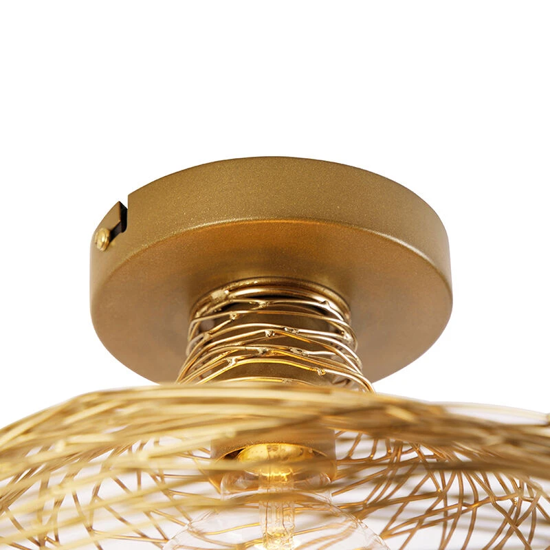 Rabatt 💯 QAZQA Design-Deckenleuchte Gold - Sarella 🔥 6 Rabatt 💯 QAZQA Design-Deckenleuchte Gold - Sarella 🔥 – Bild 6