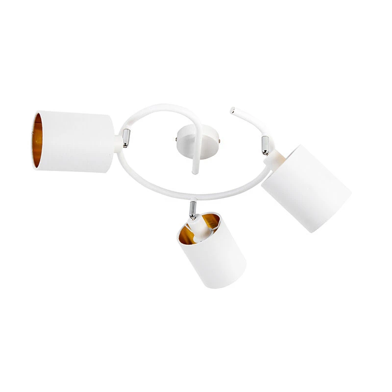 Bestes Angebot 🧨 QAZQA Moderne Deckenleuchte weiß - Lofty 🎁 12 Bestes Angebot 🧨 QAZQA Moderne Deckenleuchte weiß - Lofty 🎁 – Bild 12