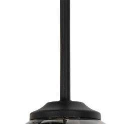 Bester Verkauf 🥰 QAZQA Moderne Deckenleuchte schwarz 9-Licht mit Rauchglas - Athen 🛒 -Deckenleuchten Verkaufs-Shop 6040 103129 6