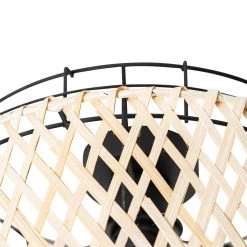 Blitzangebot 🌟 QAZQA Orientalische Deckenlampe schwarz mit Bambus - Irena ⭐ -Deckenleuchten Verkaufs-Shop 6043 105630 2