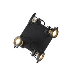 Schlussverkauf ⭐ QAZQA Industriespot schwarz 4-flammig - Suplux ⭐ -Deckenleuchten Verkaufs-Shop 6062 103064 7