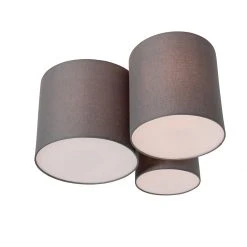 Top 10 🎁 QAZQA Moderne plafondlamp taupe 3-lichts - Multidrum 🔥 -Deckenleuchten Verkaufs-Shop 6063 105744 5