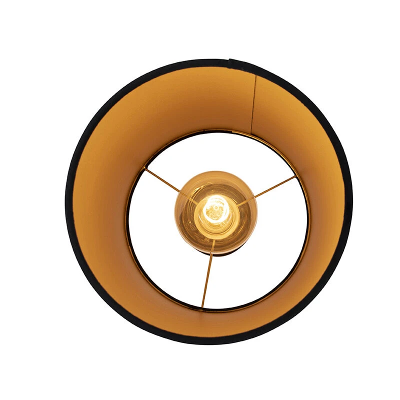 Top 10 ✔️ QAZQA Deckenleuchte mit Schirm schwarz/gold 25 cm - Combi schwarz 🤩 6 Top 10 ✔️ QAZQA Deckenleuchte mit Schirm schwarz/gold 25 cm - Combi schwarz 🤩 – Bild 6