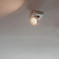 Rabatt 🎉 QAZQA Moderner Spot weiß schwenk- und neigbar - Go 1 🥰