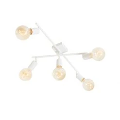 Brandneu ⭐ QAZQA Moderne spot wit 5-lichts - Facil 🧨 -Deckenleuchten Verkaufs-Shop 6088 105784 7