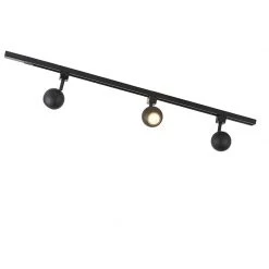 Besorgen 😀 QAZQA Schienensystem Gissi 3 schwarz 😉 -Deckenleuchten Verkaufs-Shop 6102 92820 4