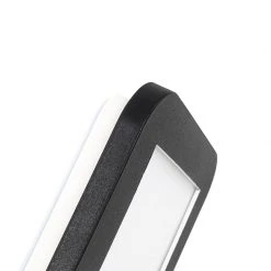 Neu ⌛ QAZQA Deckenleuchte schwarz inkl. LED 3-stufig dimmbar IP44 - Steve 🎉 -Deckenleuchten Verkaufs-Shop 6106 102742 7