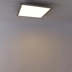 Top 10 🔔 QAZQA Deckenleuchte Stahl 40 cm inkl. LED und Fernbedienung - Liv 🧨 -Deckenleuchten Verkaufs-Shop 6135 103462 11