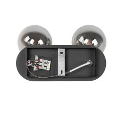 Aktion 👍 QAZQA Spot schwarz mit Rauchglas 2-Licht verstellbar - Athen 🧨 -Deckenleuchten Verkaufs-Shop 6144 103119 9