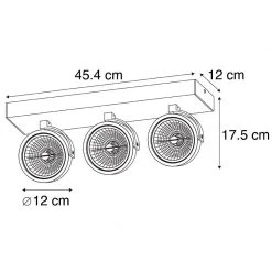 Billig ❤️ QAZQA Industrial spot grau verstellbar 3-flammig - Go 🎁 16 Billig ❤️ QAZQA Industrial spot grau verstellbar 3-flammig - Go 🎁 -Deckenleuchten Verkaufs-Shop 6144 104797 3