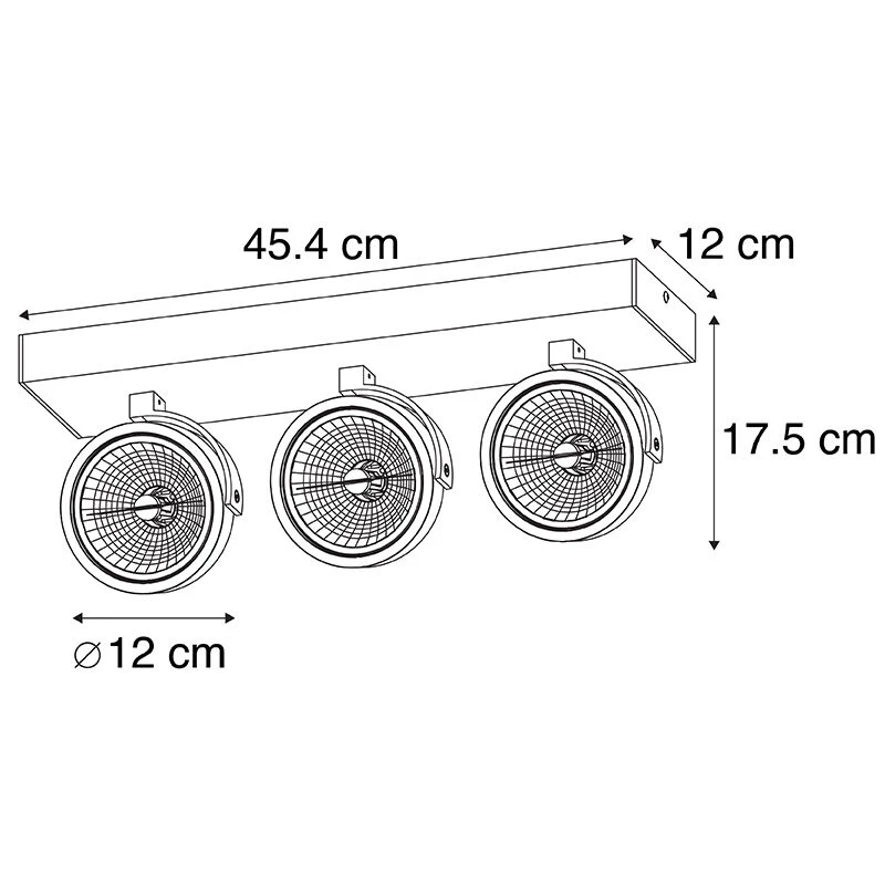 Billig ❤️ QAZQA Industrial spot grau verstellbar 3-flammig - Go 🎁 4 Billig ❤️ QAZQA Industrial spot grau verstellbar 3-flammig - Go 🎁 – Bild 4