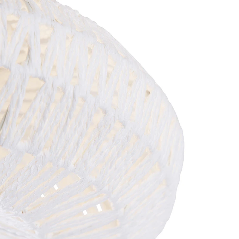 Aktion ✨ QAZQA Retro Deckenleuchte weiß - Lina ❤️ 3 Aktion ✨ QAZQA Retro Deckenleuchte weiß - Lina ❤️ – Bild 3