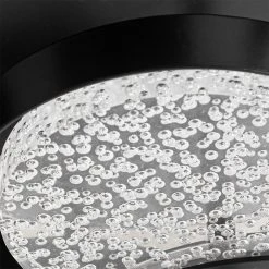 Besorgen ❤️ QAZQA Deckenleuchte schwarz 42 cm inkl. LED 3-stufig dimmbar - Patrick 🎉 -Deckenleuchten Verkaufs-Shop 6230 104512 2