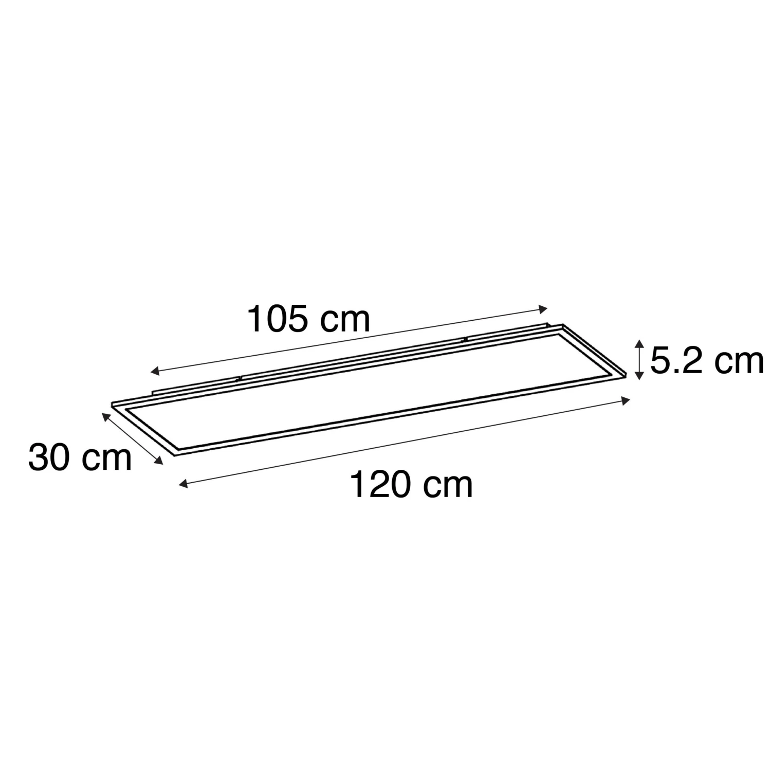 Bester Verkauf 👍 QAZQA Deckenleuchte Stahl 120 cm inkl. LED mit Fernbedienung - Liv 🎉 5 Bester Verkauf 👍 QAZQA Deckenleuchte Stahl 120 cm inkl. LED mit Fernbedienung - Liv 🎉 – Bild 5