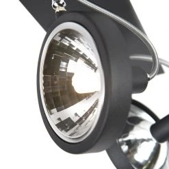 Angebote 🔥 QAZQA Design Spot schwarz 2-flammig verstellbar - Nox 💯 -Deckenleuchten Verkaufs-Shop 6234 95796 4