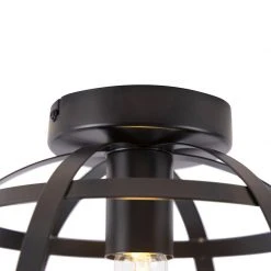 Bestpreis 😀 QAZQA Industrielle Deckenleuchte schwarz - Boula 🎁 18 Bestpreis 😀 QAZQA Industrielle Deckenleuchte schwarz - Boula 🎁 -Deckenleuchten Verkaufs-Shop 6236 102118 6