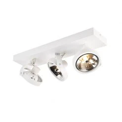 Aktion 😀 QAZQA Designspot weiß verstellbar 3-flammig inkl. LED - Go ❤️ 17 Aktion 😀 QAZQA Designspot weiß verstellbar 3-flammig inkl. LED - Go ❤️ -Deckenleuchten Verkaufs-Shop 6241 89966 3