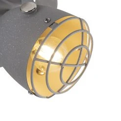 Top 10 👏 QAZQA Industrieller verstellbarer 3er-Spot grau Betonoptik - Rebus ✨ -Deckenleuchten Verkaufs-Shop 6244 97816 2