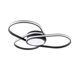 Bestpreis 🌟 QAZQA Design Deckenleuchte schwarz inkl. LED 3-Stufen dimmbar - Spas 😉 -Deckenleuchten Verkaufs-Shop 6245 102939 13