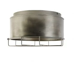 Großhandel 🔔 QAZQA Industrielle Deckenlampe grau 35 cm - Barril 👍 -Deckenleuchten Verkaufs-Shop 6287 104875 6