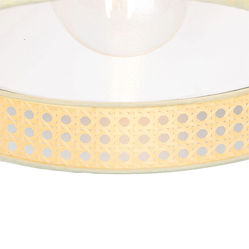 Am billigsten 🎉 QAZQA Orientalische Deckenlampe schwarz mit Rattan 30 cm - Magna Rattan 🎁 4 Am billigsten 🎉 QAZQA Orientalische Deckenlampe schwarz mit Rattan 30 cm - Magna Rattan 🎁 – Bild 4