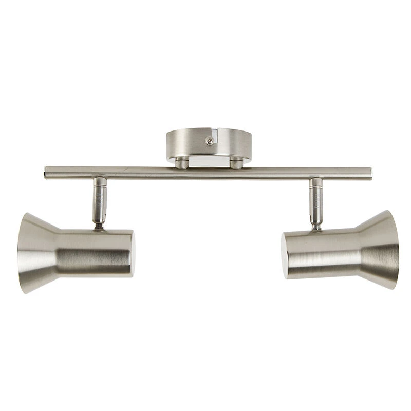 Budget 🔥 QAZQA Deckenstrahler Stahl dreh- und schwenkbar - Karin 2 🎁 6 Budget 🔥 QAZQA Deckenstrahler Stahl dreh- und schwenkbar - Karin 2 🎁 – Bild 6