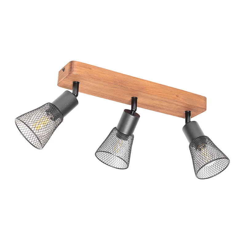 Beste Bewertungen von 😉 QAZQA Industriële spot zwart met hout 3-lichts - Kristina 🔥 11 Beste Bewertungen von 😉 QAZQA Industriële spot zwart met hout 3-lichts - Kristina 🔥 – Bild 11