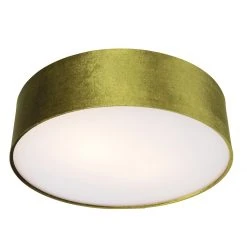 Auslauf 🥰 QAZQA Plafondlamp groen 40 cm met gouden binnenkant - Drum 👏 -Deckenleuchten Verkaufs-Shop 6388 105483 5