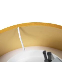 Besorgen 🛒 QAZQA Deckenleuchte ocker 30 cm mit goldener Innenseite - Drum 💯 18 Besorgen 🛒 QAZQA Deckenleuchte ocker 30 cm mit goldener Innenseite - Drum 💯 -Deckenleuchten Verkaufs-Shop 6393 105478 7