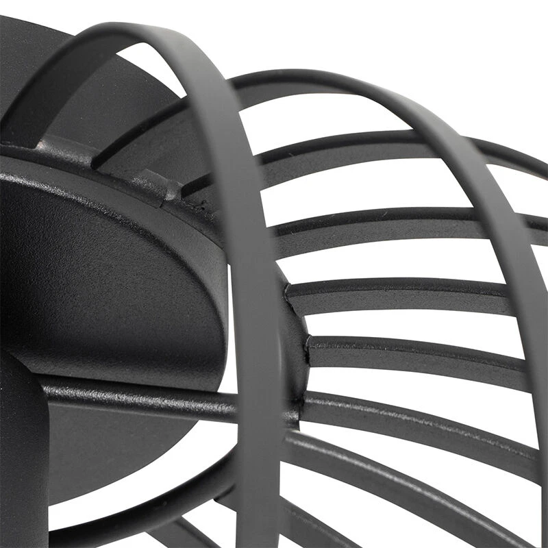 Auslauf ✔️ QAZQA Design Deckenleuchte schwarz 30 cm - Johanna 🥰 6 Auslauf ✔️ QAZQA Design Deckenleuchte schwarz 30 cm - Johanna 🥰 – Bild 6