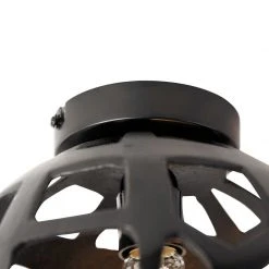 Beste Bewertungen von ✨ QAZQA Industrielle Deckenleuchte schwarz - Bobby 😉 -Deckenleuchten Verkaufs-Shop 6408 105072 5